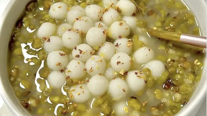 一碗绿豆小圆子,盛满夏日的清欢