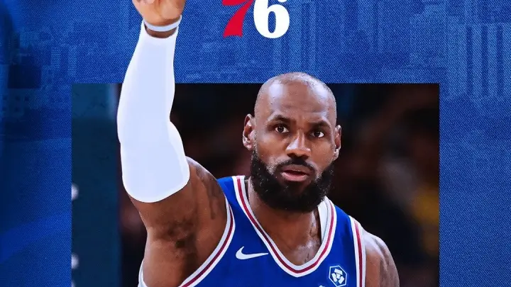 名记:詹姆斯会让费城成为NBA最受关注的球队