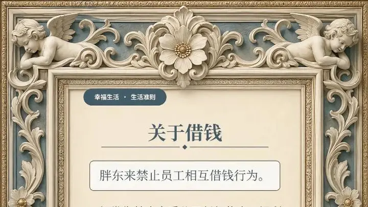 胖东来深夜发文：禁止员工相互借钱，称其为不成熟行为