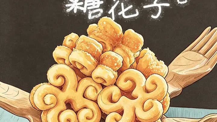 永昌“十八子”之糖花子
