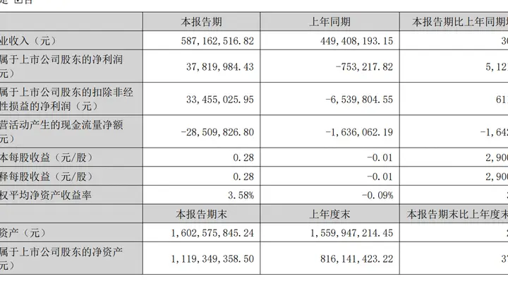 储能核心部件销售收入大幅提升 崧盛股份上半年扭亏为盈