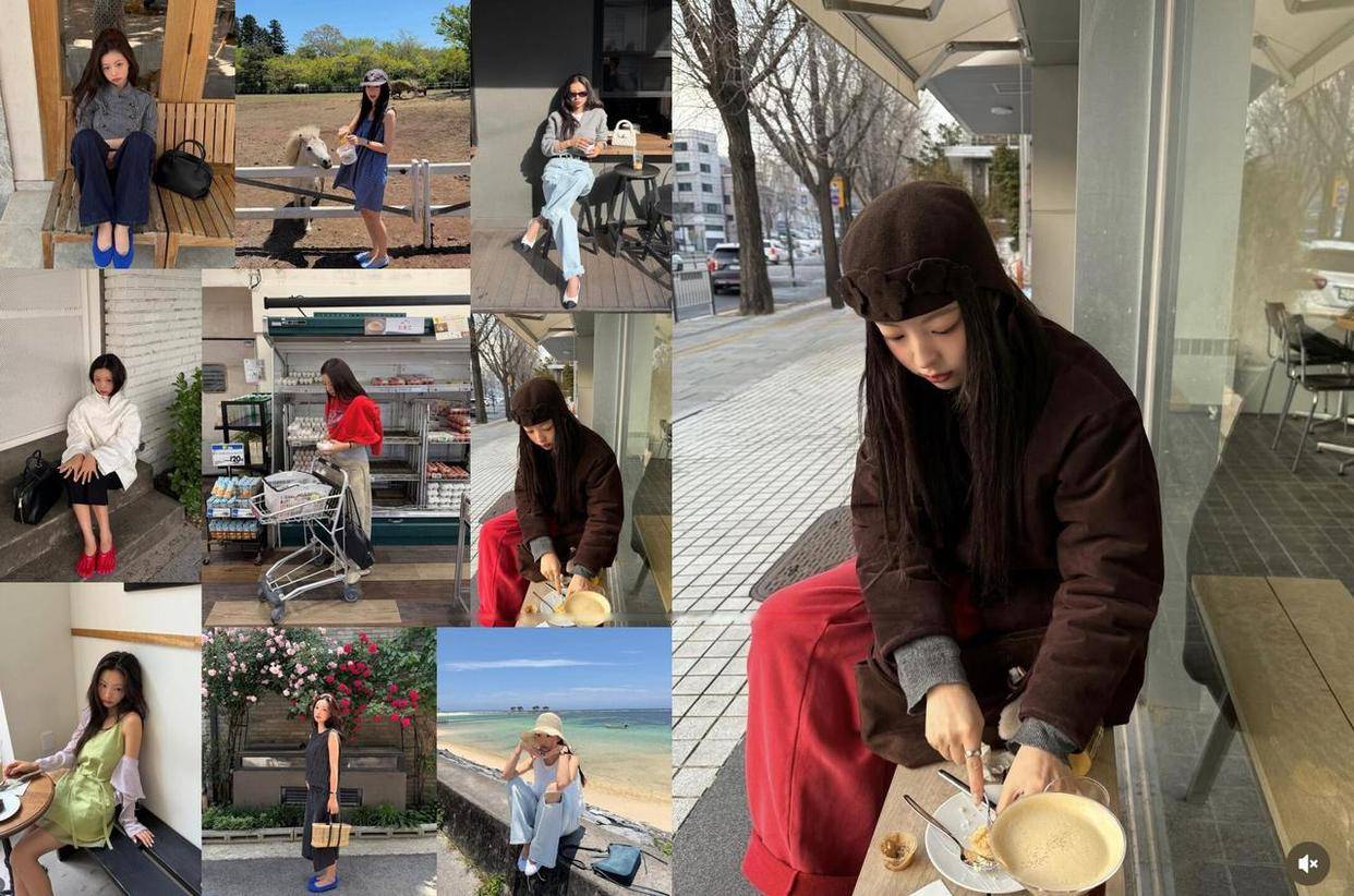 跟着韩女学穿搭9小个子穿搭范本来咯亮色系点缀真的好重要！色彩感调和做的特别好 用饱和度高的颜色来打破沉闷感～ ig:kkyeongeun_